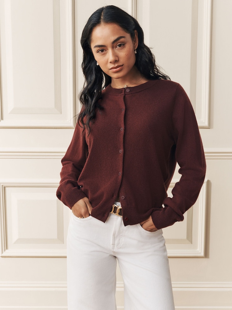 Laura Ashley Cashmere and Wool Cardigan - صورة 1 من 4 Laura Ashley Cashmere and Wool Cardigan - صورة 1 من 4