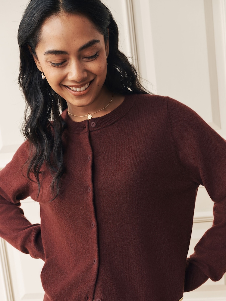 Laura Ashley Cashmere and Wool Cardigan - صورة 2 من 4 Laura Ashley Cashmere and Wool Cardigan - صورة 2 من 4