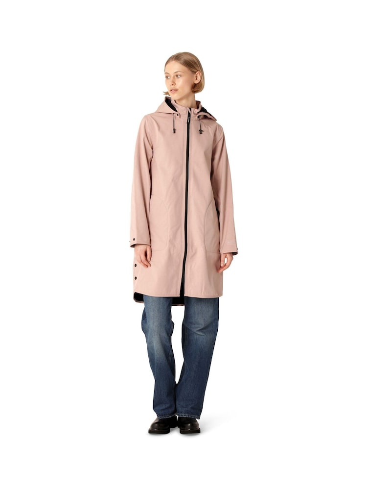 Ilse Jacobsen Waterproof A-Line Softshell Raincoat - Image 1 of 3 Ilse Jacobsen Waterproof A-Line Softshell Raincoat - Image 1 of 3