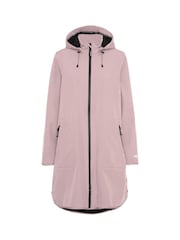 Ilse Jacobsen Waterproof A-Line Softshell Raincoat - Image 3 of 3