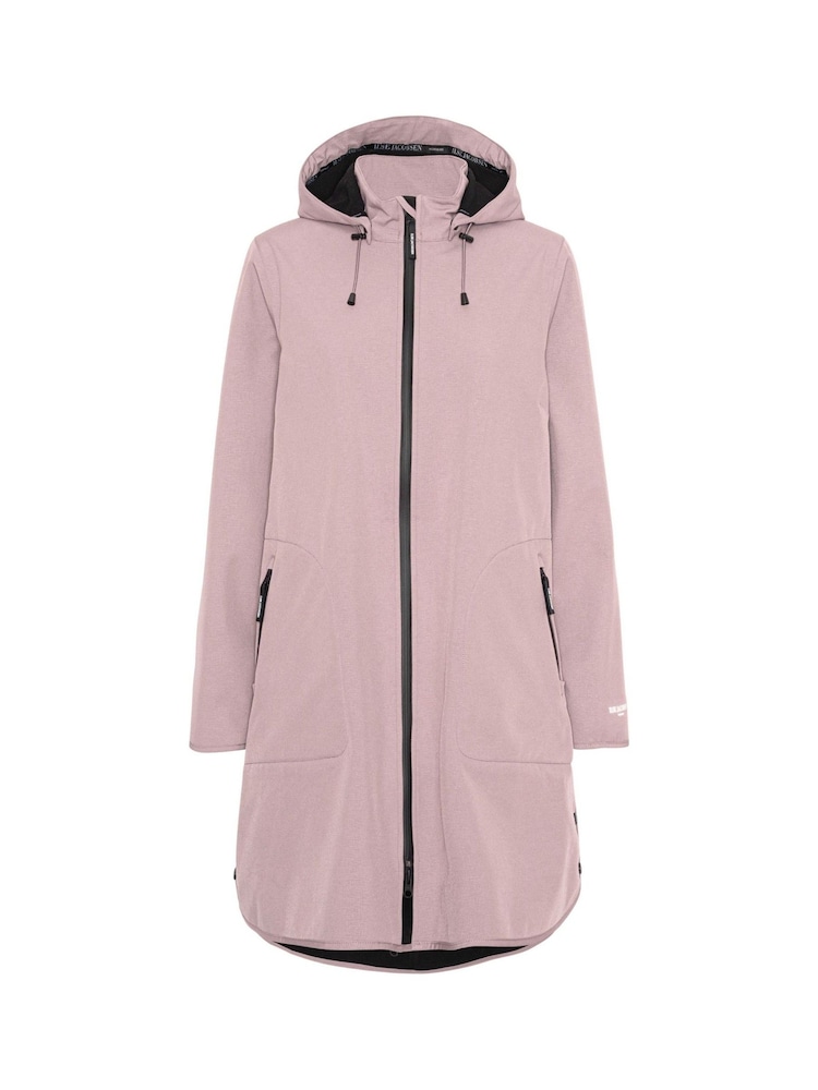 Ilse Jacobsen Waterproof A-Line Softshell Raincoat - Image 3 of 3 Ilse Jacobsen Waterproof A-Line Softshell Raincoat - Image 3 of 3