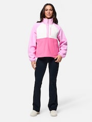 Gym + Coffee Pink Snap Polar Fleece - Image 1 of 5