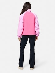 Gym + Coffee Pink Snap Polar Fleece - Image 2 of 5