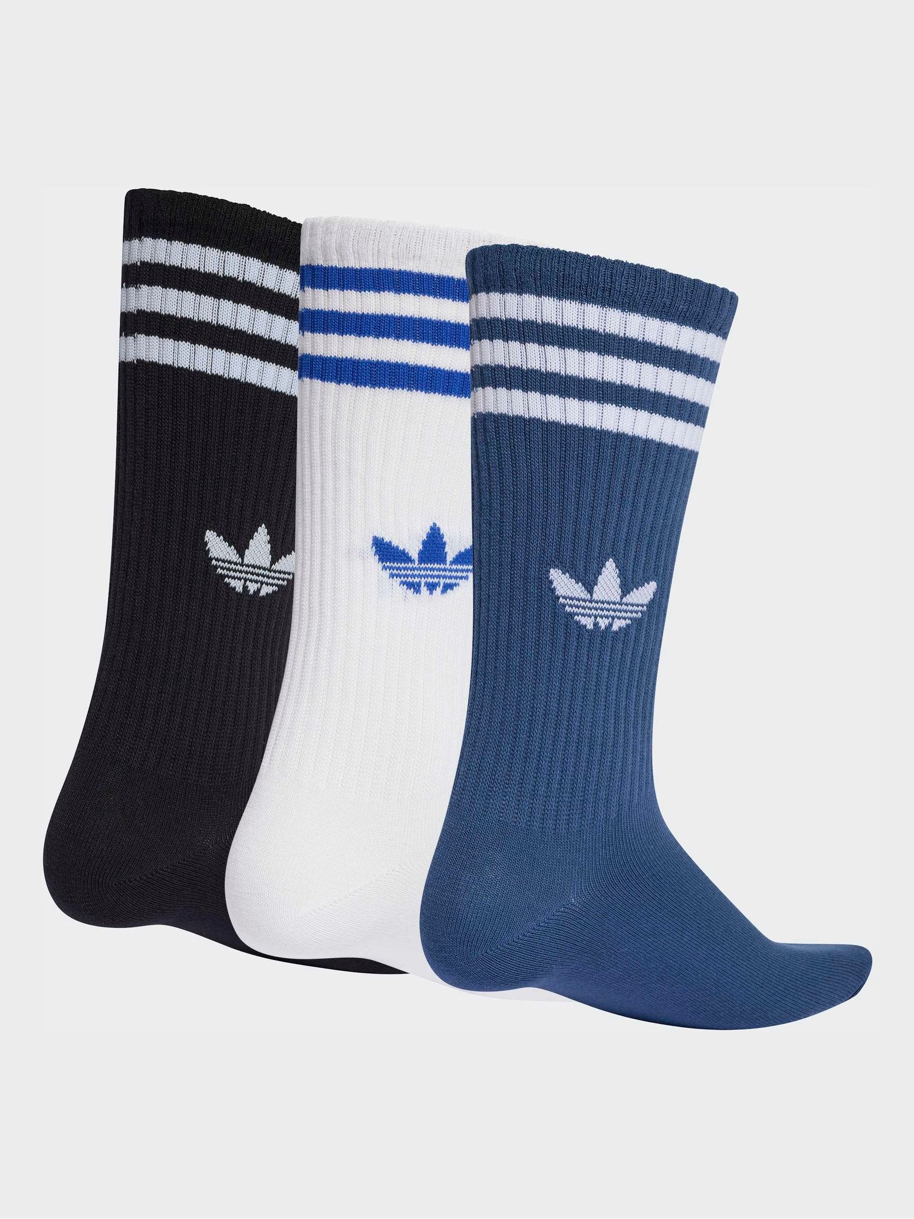 Next：日本 adidas originals 3 ストライプ ハイクルーソックス 3 足組