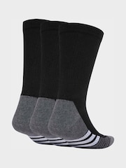 adidas Black/White Performance Cushioned Low Socks 3 Pack - Image 2 of 4