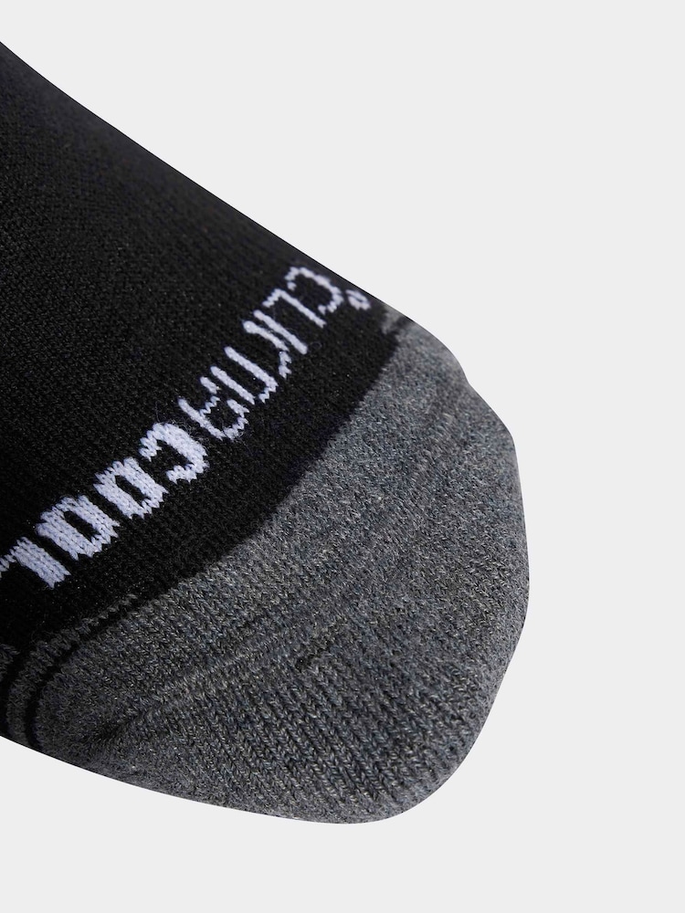 adidas Black/White Performance Cushioned Low Socks 3 Pack - Image 4 of 4