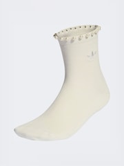 adidas originals White Pearl Crew Socks - Image 1 of 4