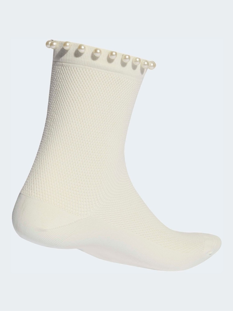 adidas originals White Pearl Crew Socks - Image 2 of 4