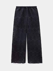 Pantalones de algodón con bordado de Hush - Imagen 5 de 5