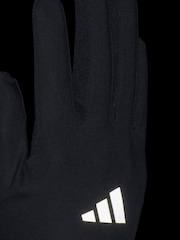 adidas Black Running Gloves - Image 3 of 3
