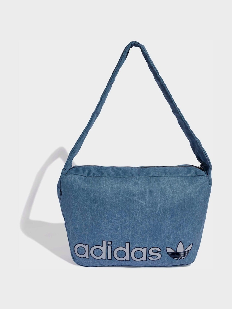 adidas Originals Denim Washed Denim Shopper Bag - Image 1 of 6