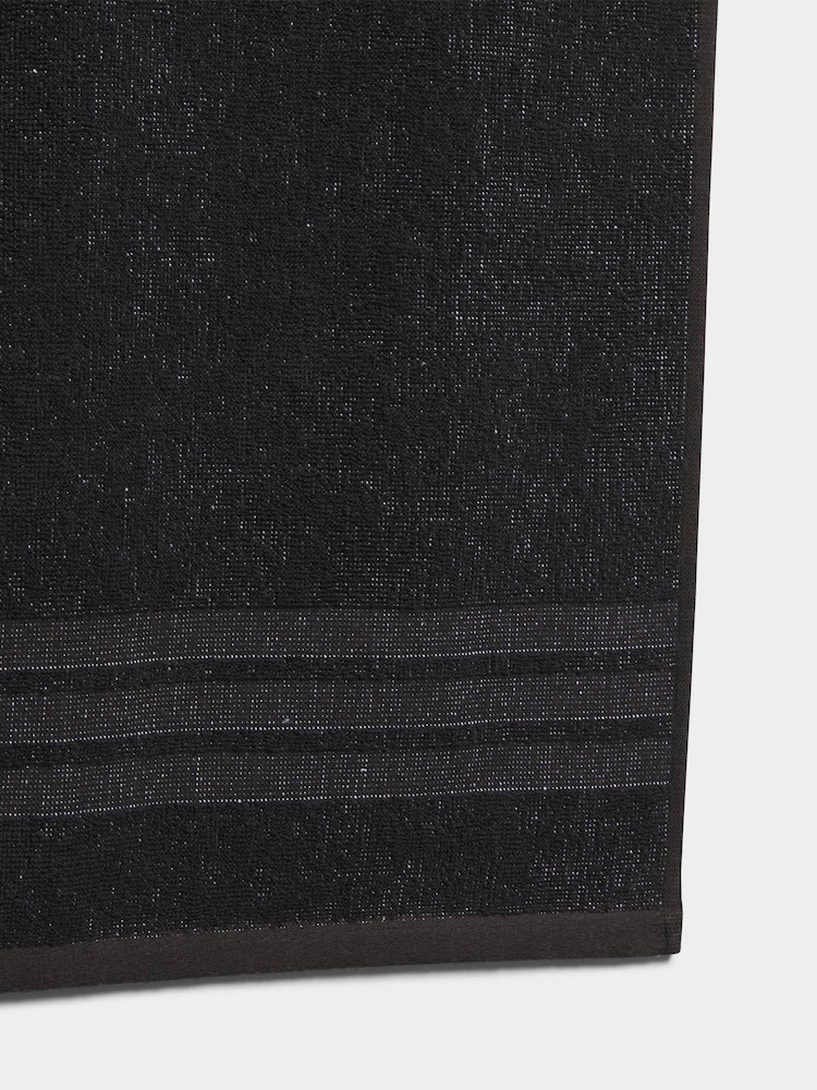 adidas Black Performance Large Towel - Image 2 of 3