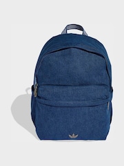 adidas Originals Blue Classic Denim Backpack - Image 1 of 6