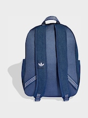 adidas Originals Blue Classic Denim Backpack - Image 3 of 6