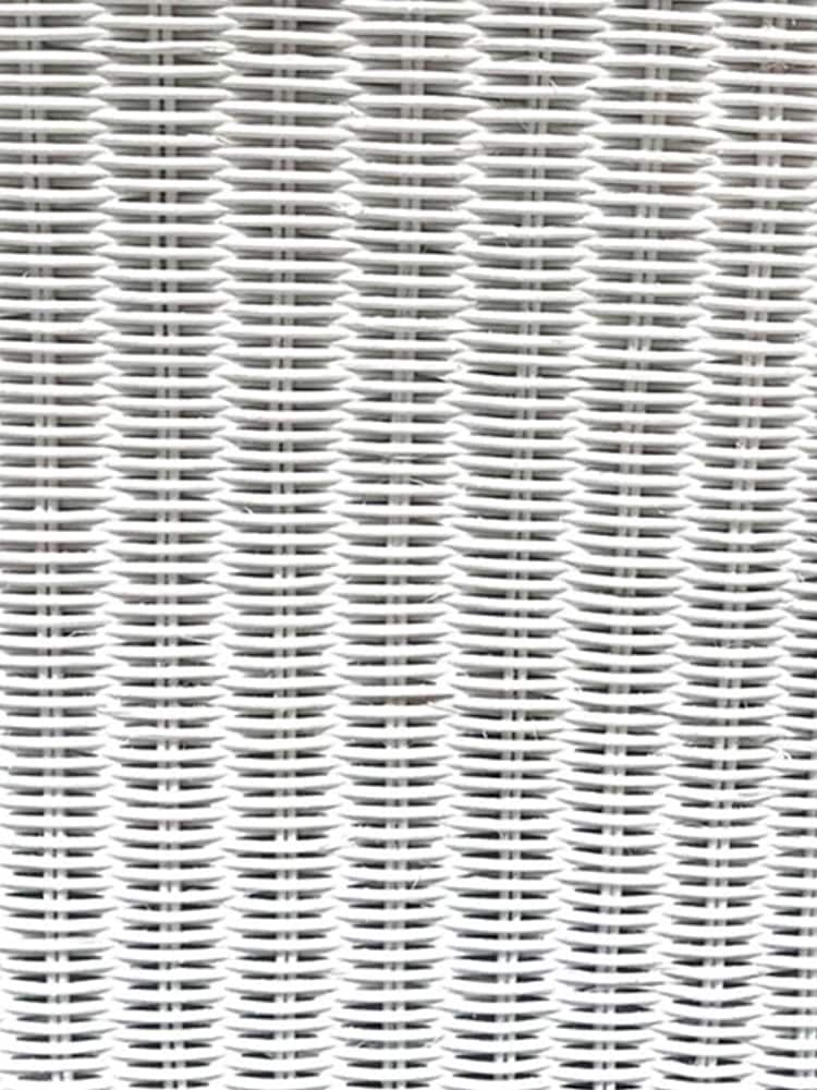 Laura Ashley White Wash Rattan Side Table - Image 2 of 3