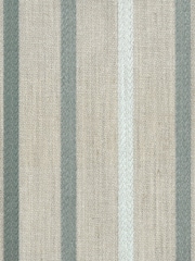 Laura Ashley Luxford Stripe Duck Egg Bamburgh Indoor Rattan Sofa - Image 2 of 2