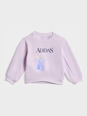 adidas Purple Disney Frozen  Sweat Top and Legging set - Image 2 of 7