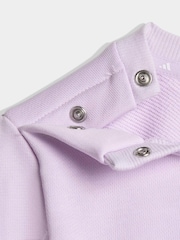 adidas Purple Purple Disney Frozen Sweatshirt and Leggings Infant Set - Image 8 of 8