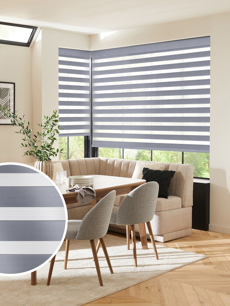 Grey Levina Made To Measure Day and Night Blind - Image 1 of 8