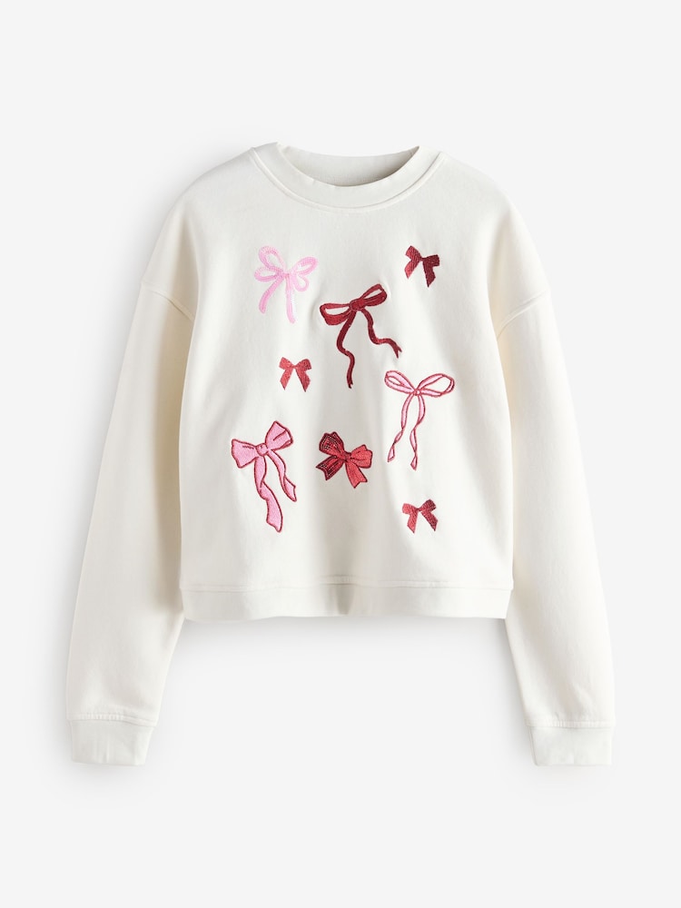 Society 8 Cream Matching Family Polly Sweatshirt - Image 1 of 4 Society 8 Cream Matching Family Polly Sweatshirt - Image 1 of 4