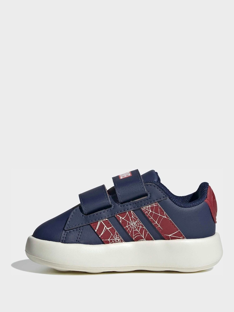 adidas Marvel Spiderman Grand Court Infant Trainers - Kuva 2 / 10 adidas Marvel Spiderman Grand Court Infant Trainers - Kuva 2 / 10