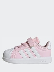 adidas Pink Street Talk Elastic Lace Infant Trainers - Image 5 of 10