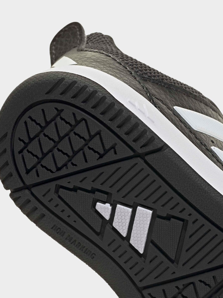 Czarny/biały - Niemowlęce buty sportowe adidas Tensaur 3.0 z zapięciem na rzep - Obraz 10 z 10