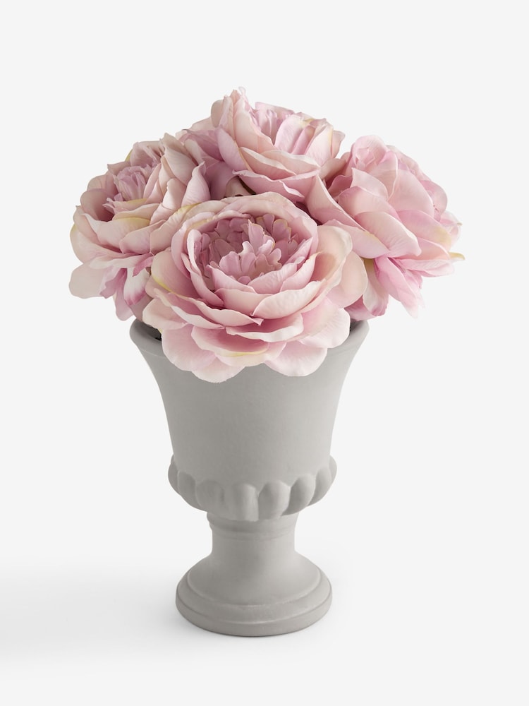 Shabby Chic by Rachel Ashwell® Pink Artificial Peonies in Urn - Image 1 of 1