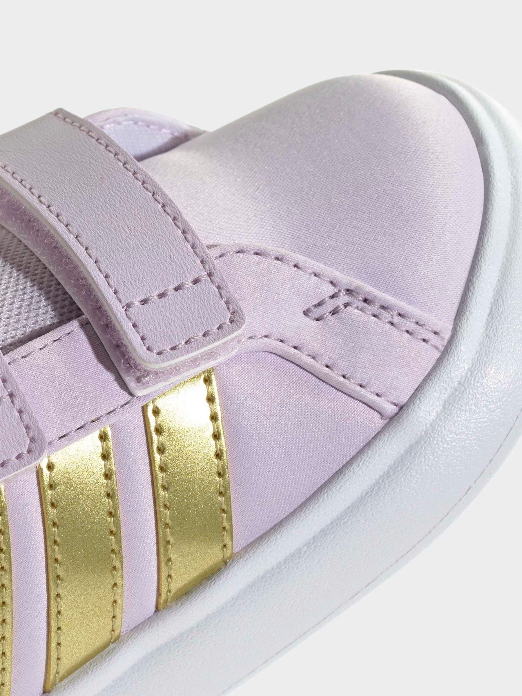 Buy adidas Purple Disney Frozen Grand Court 3.0 Infant Trainers
