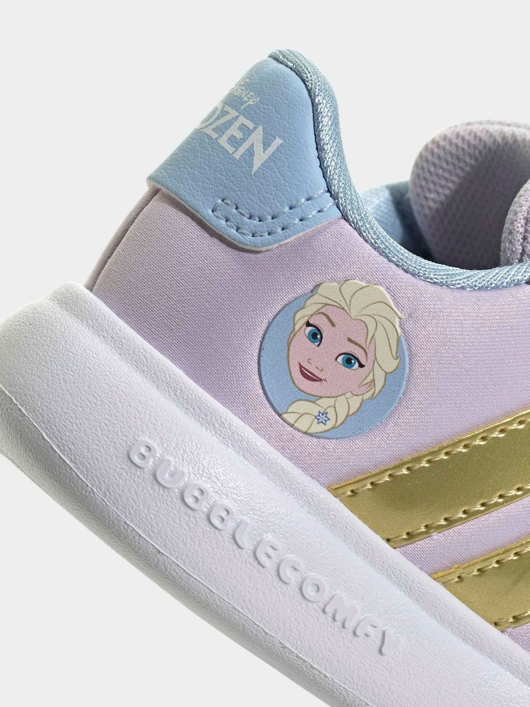 adidas Frozen Grand Court 3.0 Infant Trainers Purple US 5C Kids adidas Frozen Grand Court 3.0 Infant Trainers Purple US 5C Kids