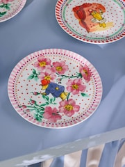 Cath Kidston Set of 4 Pink Paddington Blossom Side Plates - Image 5 of 6