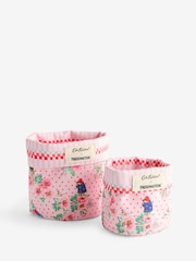 Cath Kidston Set of 2 Paddington Blossom Reversible Storage Bags - Image 5 of 6