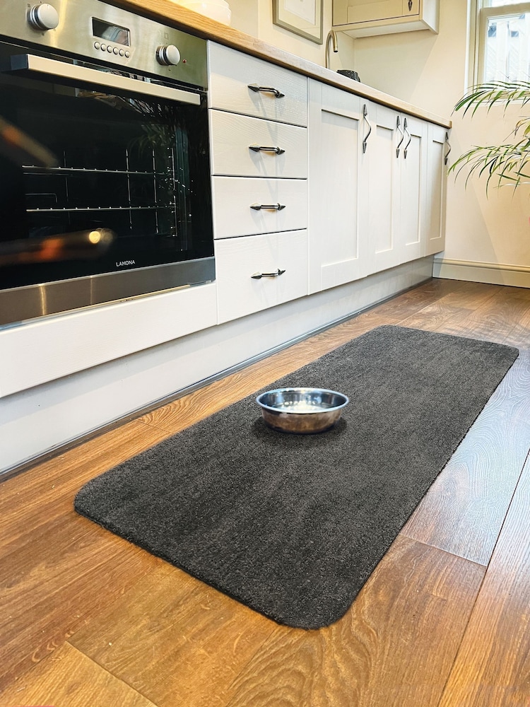 Howler & Scratch Charcoal Soft Washable Pet Runner - Image 1 of 3 Howler & Scratch Charcoal Soft Washable Pet Runner - Image 1 of 3