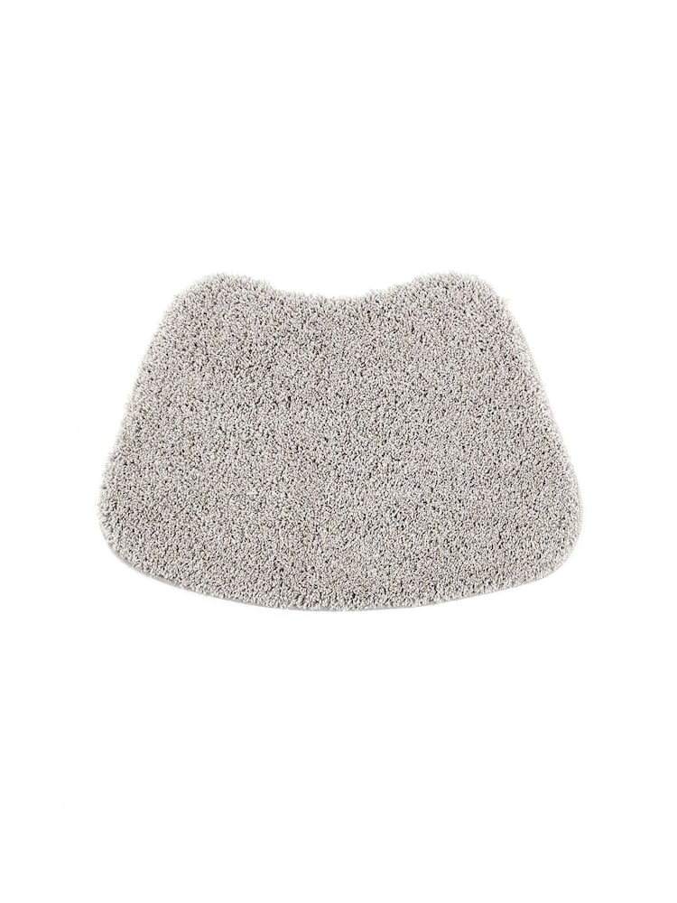 My Rug Ghost Grey Shaggy Curved Bath Mat - Image 3 of 3