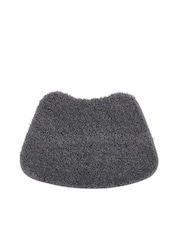My Rug Charcoal Shaggy Curved Bath Mat - Image 3 of 3