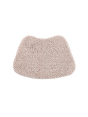 My Rug Nude Pink Shaggy Curved Bath Mat - Image 3 of 3