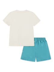 Nike Little Kids T-Shirt and Woven Shorts Set - Imagen 2 de 4