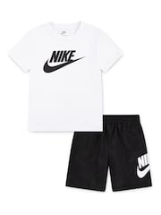 Nike Black Little Kids T-Shirt and Woven Shorts Set - Image 1 of 4