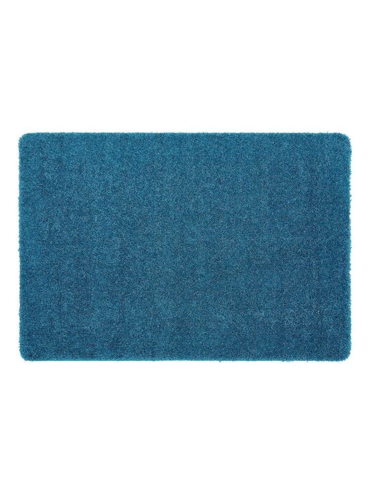 Howler & Scratch Teal Shaggy Pet Mat - Image 2 of 3 Howler & Scratch Teal Shaggy Pet Mat - Image 2 of 3