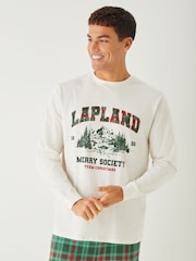 Society 8 Green Matching Family Lapland Pyjama Set - Image 3 of 4