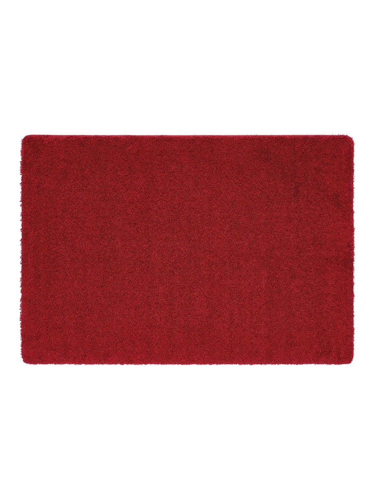 Howler & Scratch Red Shaggy Pet Mat - Image 2 of 3 Howler & Scratch Red Shaggy Pet Mat - Image 2 of 3