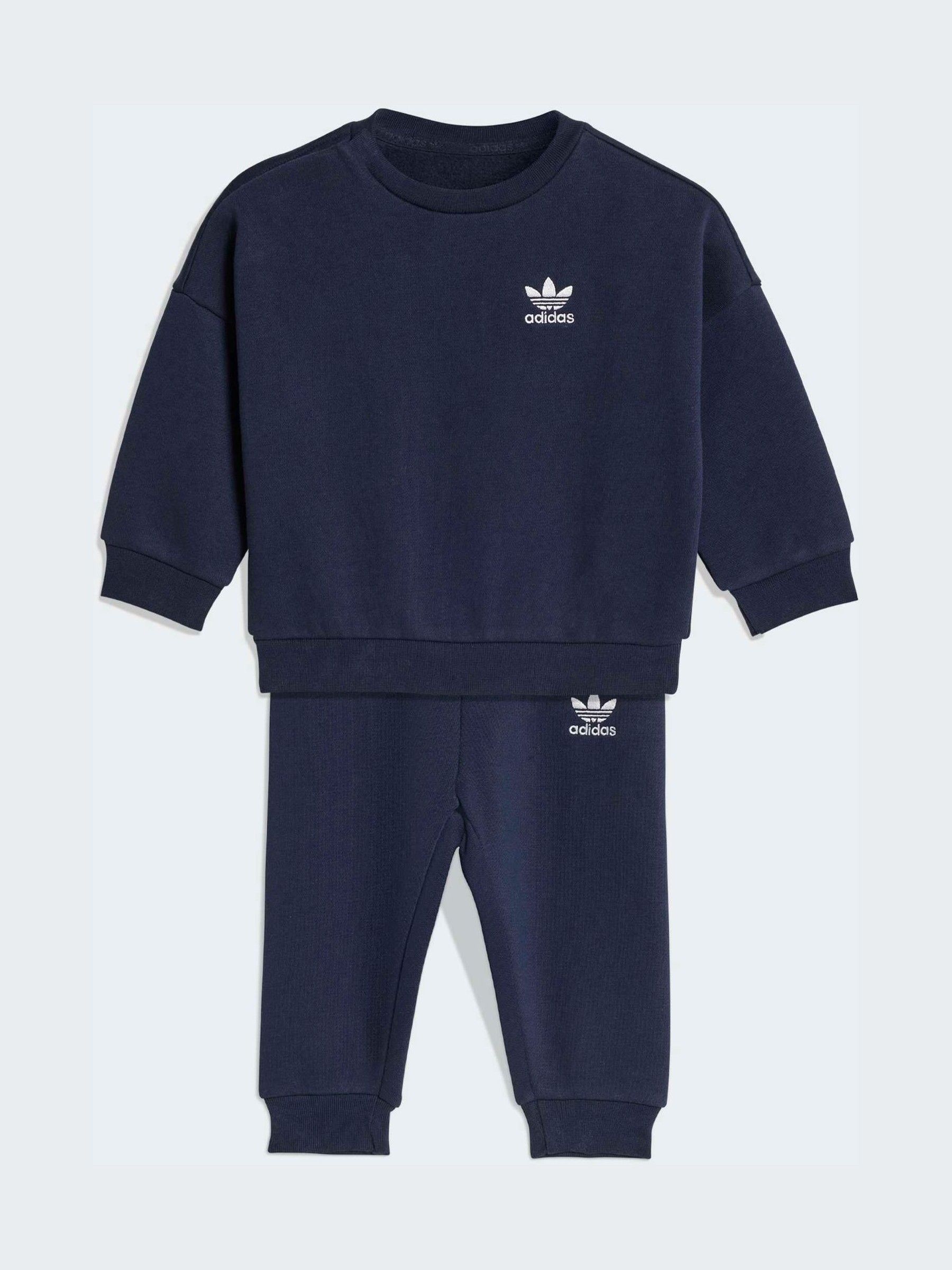 Buy adidas Originals Navy Oversized Sweatshirt and Jogger Infant