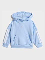 adidas Light Blue Essentials Infant Tracksuit - Image 4 of 7