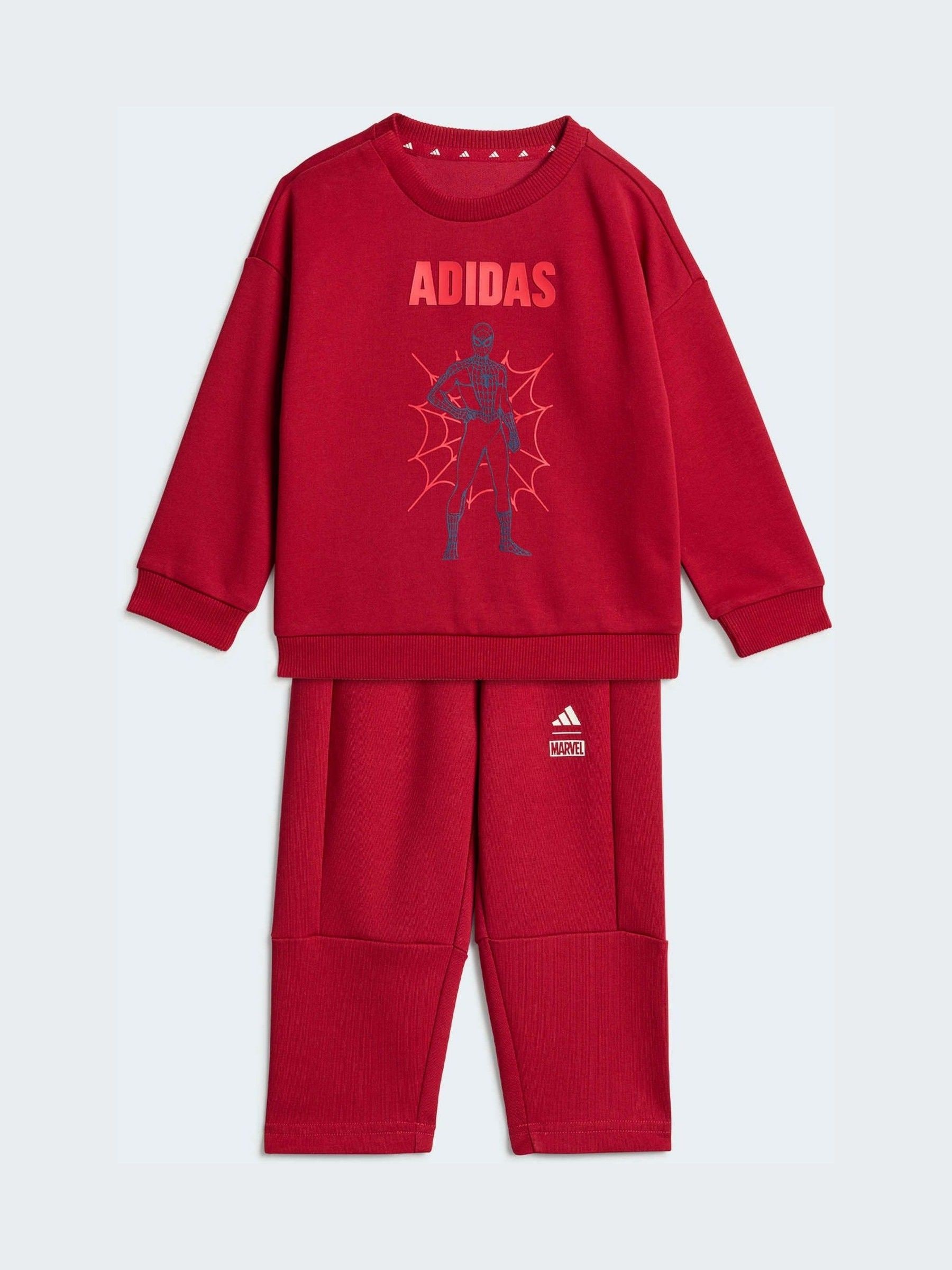 Buy adidas Red Marvel Spider-Man Sweatshirt and Jogger Set from