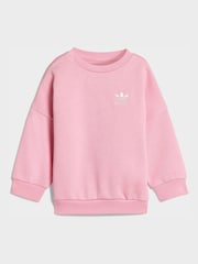 adidas Originals Pink Oversized Sweat top & Leggings set - Image 2 of 7
