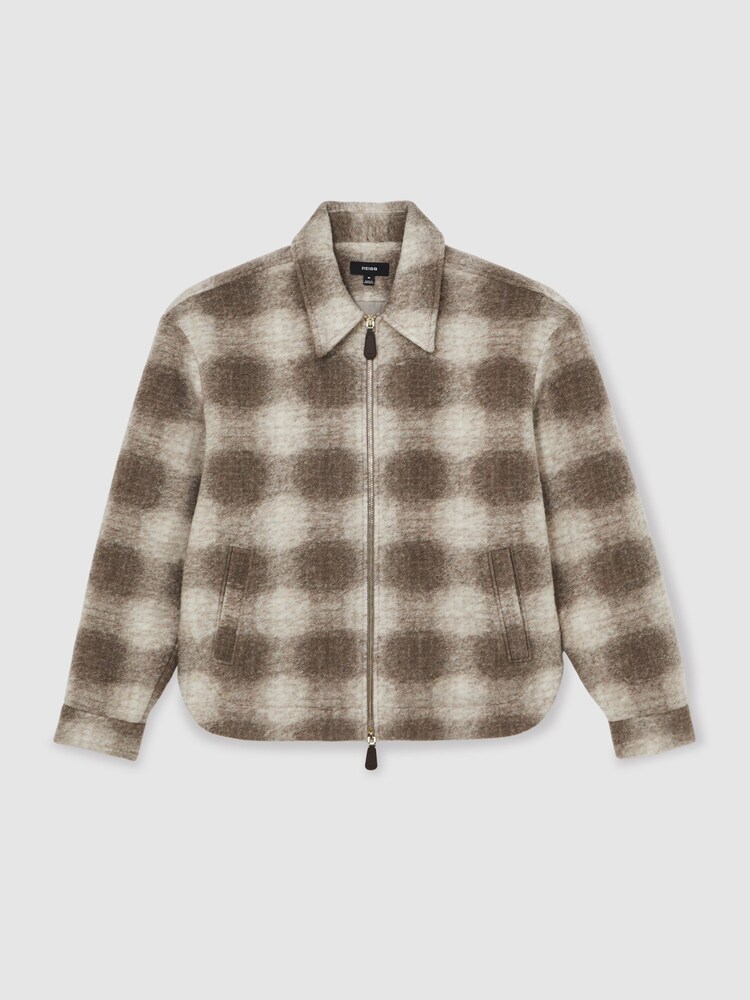 Reiss Ecru/Brown Sorento Shirt - Image 2 of 8
