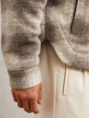 Reiss Ecru/Brown Sorento Shirt - Image 4 of 8