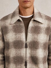 Reiss Ecru/Brown Sorento Shirt - Image 6 of 8