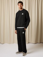 Reiss Black Blake Joggers - Image 1 of 6