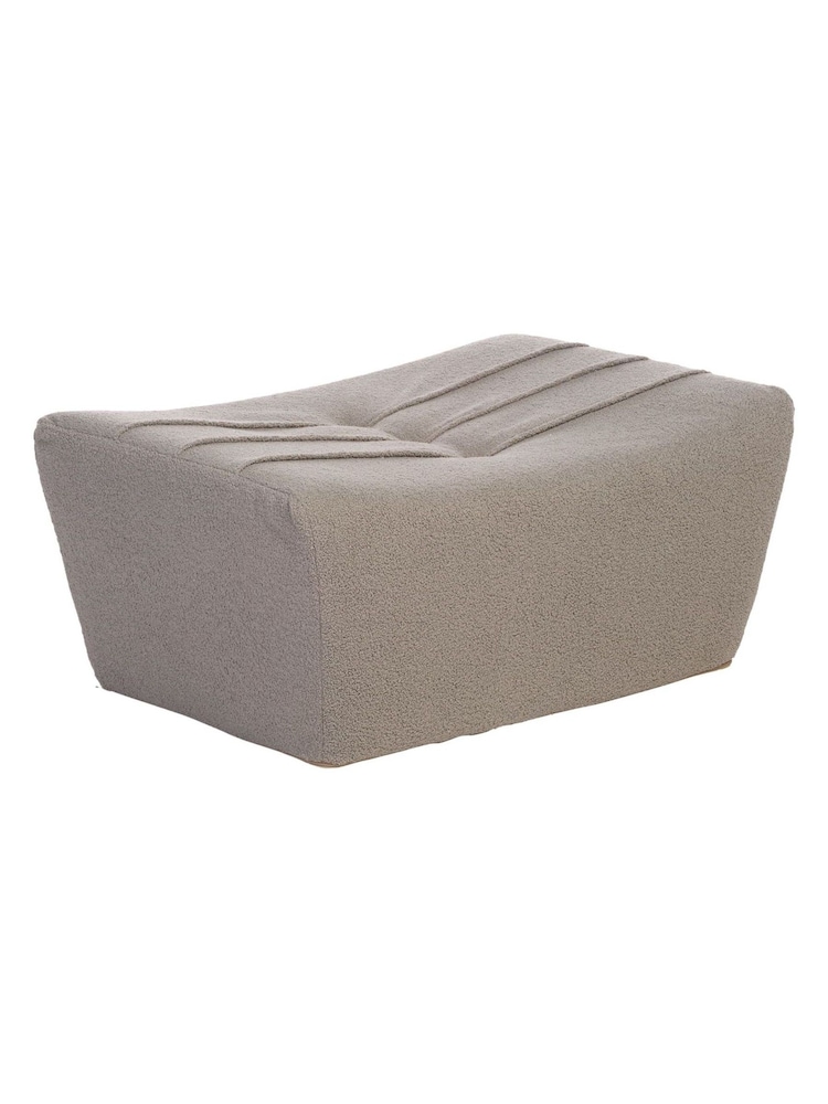 Desser Grey Cosy Upholstered Pouffe - Image 2 of 3